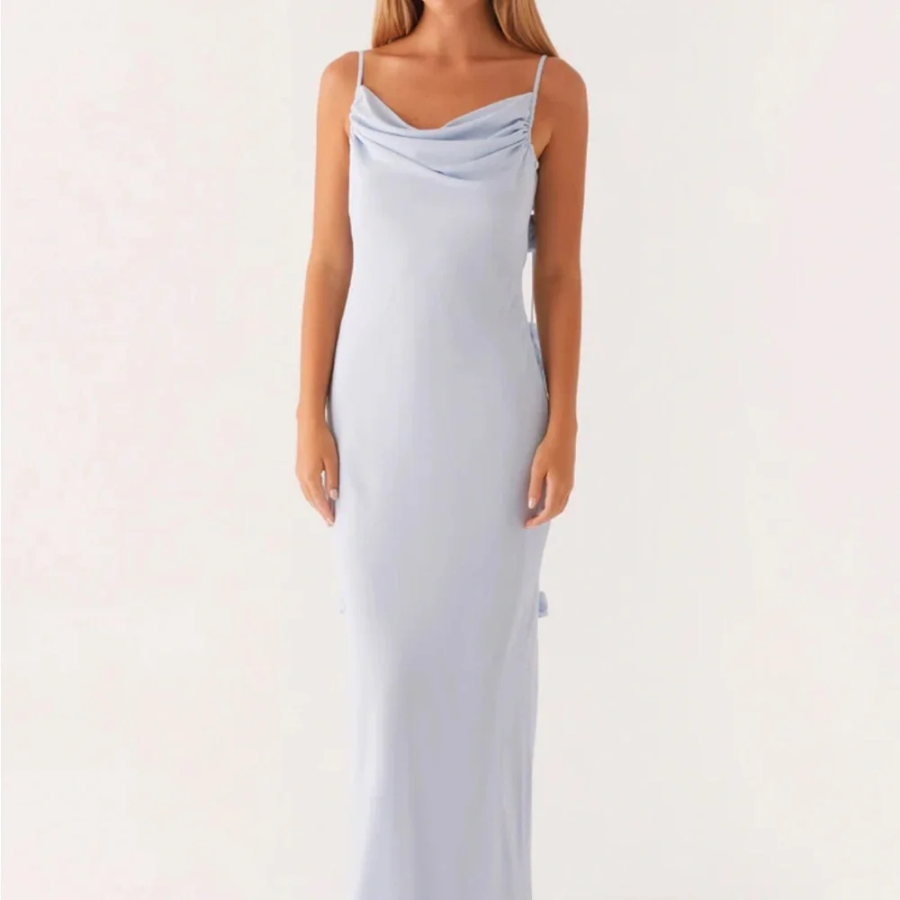 Peppermayo Sky Blue Backless Dress - Picture 2 of 4